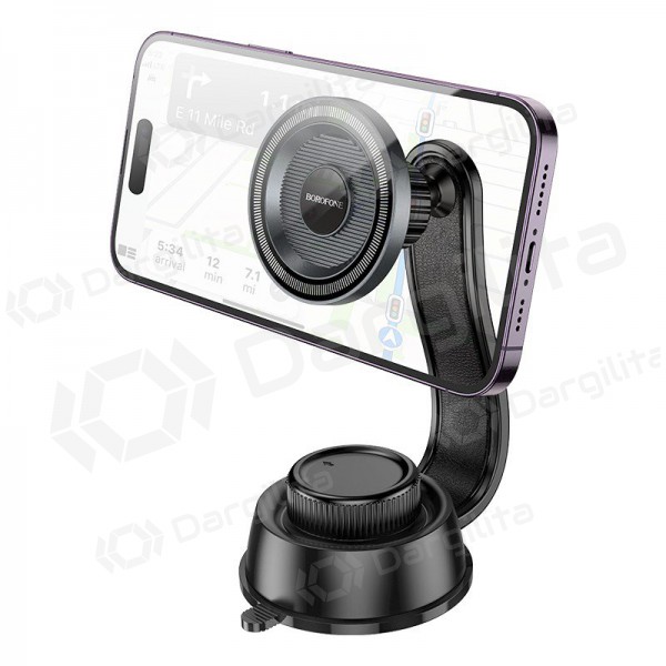 Automobilinis telefono laikiklis Borofone BH123 (dashboard) juodas Automobilinis telefono laikiklis Borofone BH123 (dashboard) juodas