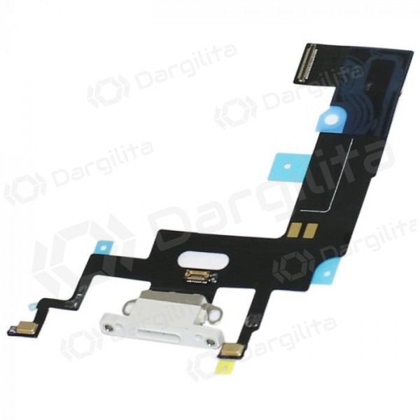 Apple iPhone XR įkrovimo lizdo ir mikrofono jungtis (balta)