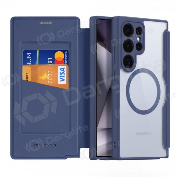 Samsung Galaxy S25+ dėklas "Dux Ducis Skin X Pro" (mėlynas) Samsung Galaxy S25+ dėklas "Dux Ducis Skin X Pro" (mėlynas)