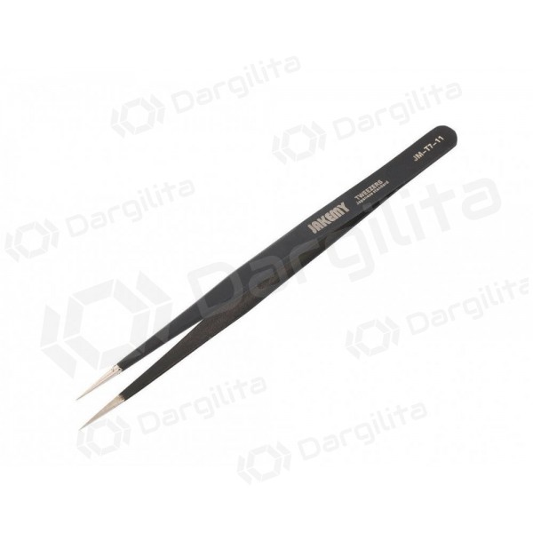 Metalinis antistatinis pincetas Jakemy JM-T7-11 Metalinis antistatinis pincetas Jakemy JM-T7-11