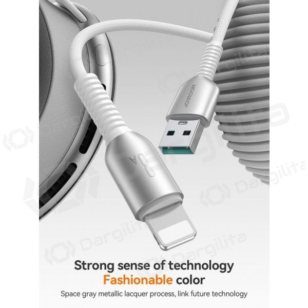 Lightning laidas Joyroom S-A51 USB-A į Lightning 1.2 m 3A pilkas