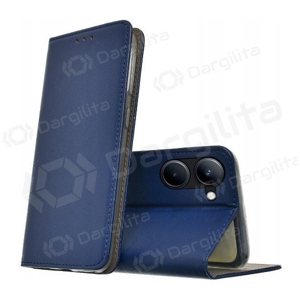 Samsung Galaxy A14 5G dėklas "Smart Magnetic" (tamsiai mėlynas) Samsung Galaxy A14 5G dėklas "Smart Magnetic" (tamsiai mėlynas)