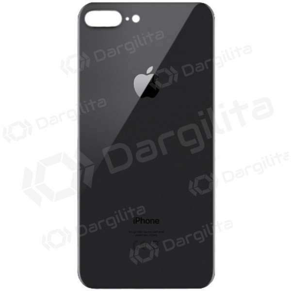Apple iPhone 8 Plus galinis baterijos dangtelis pilkas (space grey) (bigger hole for camera)