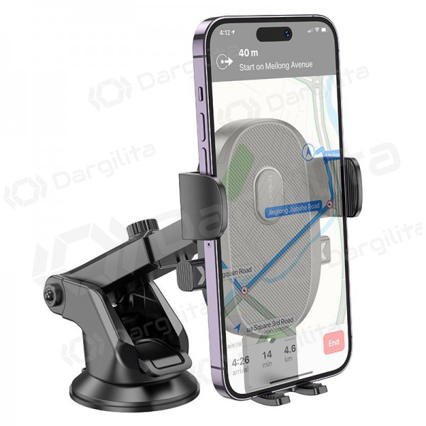 Automobilinis telefono laikiklis Borofone BH93 (dashboard) juodas Automobilinis telefono laikiklis Borofone BH93 (dashboard) juodas