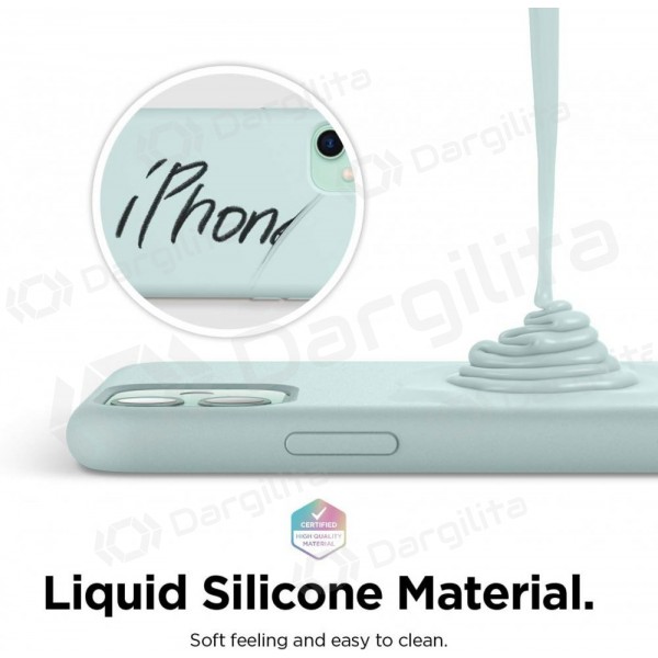 Samsung Galaxy A27 dėklas "Liquid Silicone" 1.5mm mėtinis
