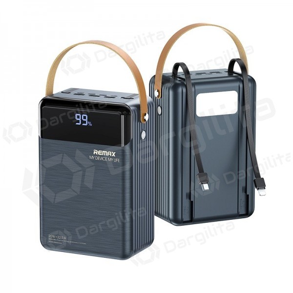 Išorinė baterija (Power Bank) Remax RPP-566 80000 mAh 22.5 W, pilka