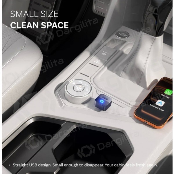 Belaidis CarPlay / Android Auto adapteris Ottocast Mini Pico CA525-T juodas