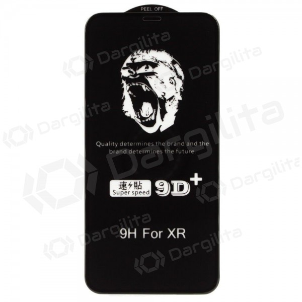 Apple iPhone 7 / 8 / SE 2020 / SE 2022 ekrano apsauginis grūdintas stiklas "9D Gorilla" (baltas)
