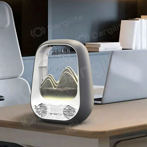 Relaksacinis Bluetooth garsiakalbis su RGB apšvietimu Relaxing Rain auksinis