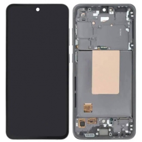 Samsung Galaxy S24 FE ekranas (grafitas) (su rėmeliu) (Premium)