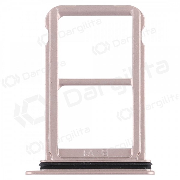 Huawei P20 (Dual) SIM kortelės laikiklis auksinis (Pink Gold)