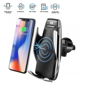 Automobilinis telefono laikiklis, Belaidis įkroviklis S5 with automatic lock
