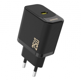 Telefono įkroviklis Dudao A27 25 W GaN USB-C juodas