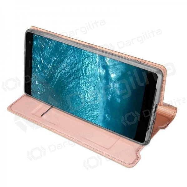 Apple iPhone 15 Pro Max dėklas "Dux Ducis Skin Pro" (rožinis / auksinis)