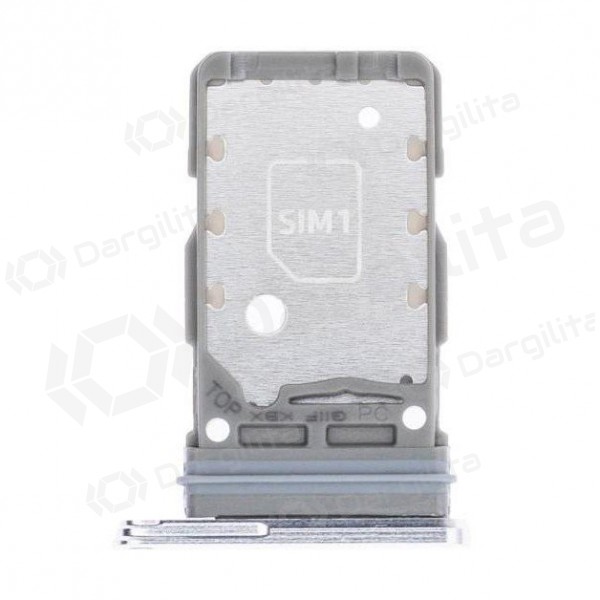 Samsung G998 Galaxy S21 Ultra 5G SIM kortelės laikiklis (sidabrinis) (service pack) (originalus)