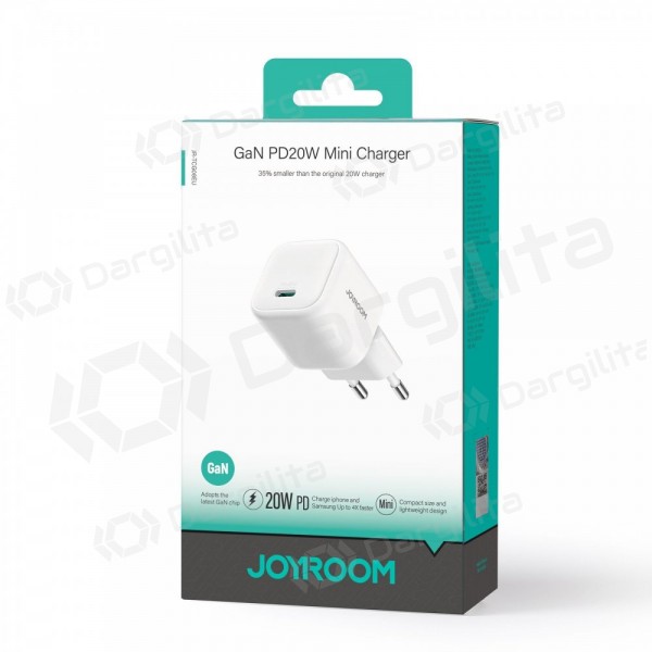 Telefono įkroviklis Joyroom JR-TCG08 20 W USB-C GaN juodas