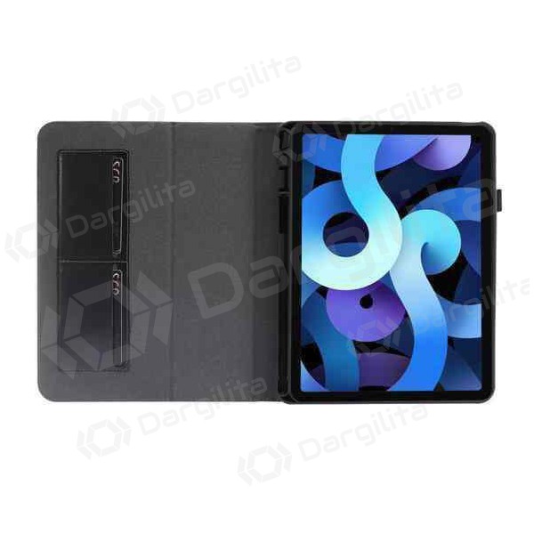 Samsung Galaxy Tab A7 10.4 (2020, 2022) dėklas dėklas "Folding Leather" (juodas)