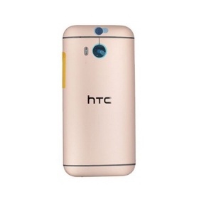 HTC One M8 galinis baterijos dangtelis (auksinis) (naudotas grade A, originalus)