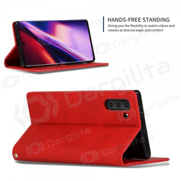 Xiaomi Redmi A7 4G dėklas "Business Style" raudonas