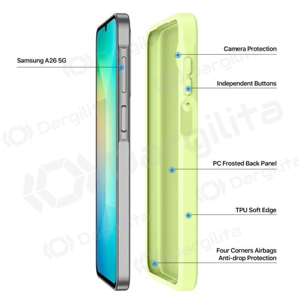Samsung Galaxy S25+ dėklas "Dux Ducis Yind" (žalias)