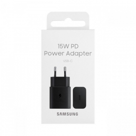 Telefono įkroviklis Samsung EP-T1510 15 W USB-C PD juodas