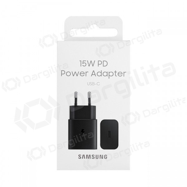 Telefono įkroviklis Samsung EP-T1510 15 W USB-C PD juodas