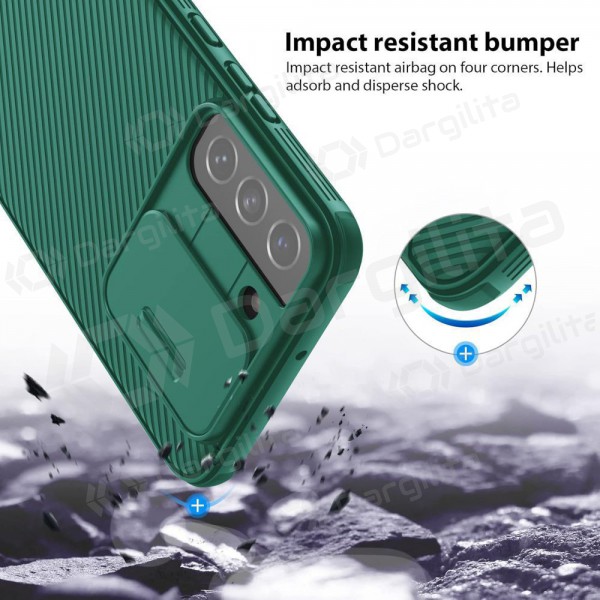 Samsung Galaxy S24 Ultra dėklas „Nillkin CamShield Pro“ (žalias)