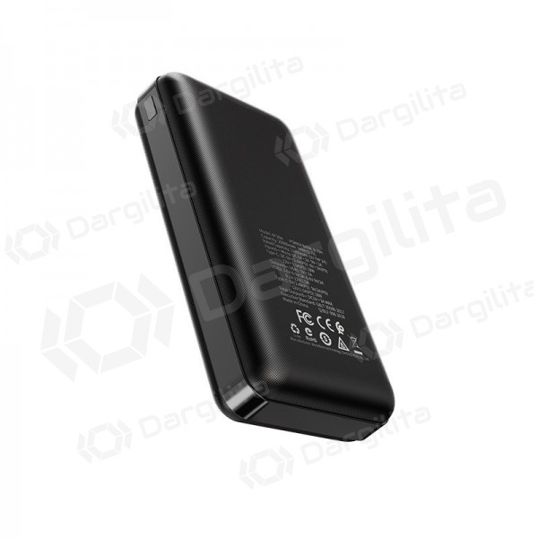 Išorinė baterija Power Bank Borofone BT26A Type-C PD+Quick Charge 3.0 (3A) 20000mAh (juoda)
