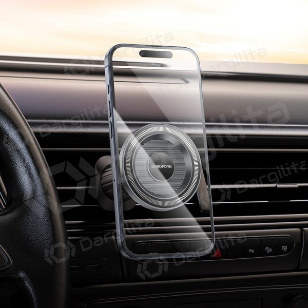 Automobilinis telefono laikiklis Borofone BH122 į ventiliacijos groteles 4.5–7.0 col.