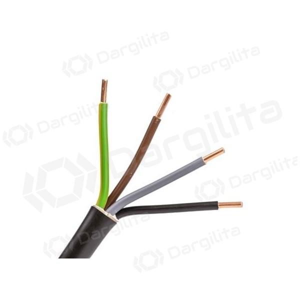Jėgos kabelis Lietkabelis CYKY 4x1.5 mm² varinis PVC 450/750V