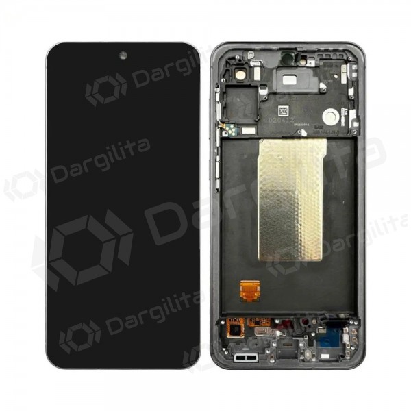 Samsung Galaxy A36 ekranas (juodas) (su rėmeliu) (Premium) Samsung Galaxy A36 ekranas (juodas) (su rėmeliu) (Premium)