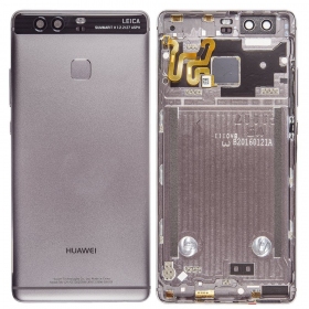 Huawei P9 galinis baterijos dangtelis pilkas (Titanium Grey) (naudotas grade C, originalus)
