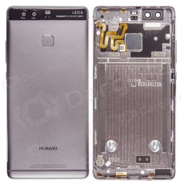 Huawei P9 galinis baterijos dangtelis pilkas (Titanium Grey) (naudotas grade C, originalus)