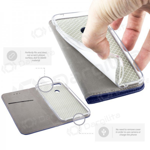 Samsung Galaxy A13 5G, A04s dėklas "Smart Magnet" (tamsiai mėlynas) Samsung Galaxy A13 5G, A04s dėklas "Smart Magnet" (tamsiai mėlynas)