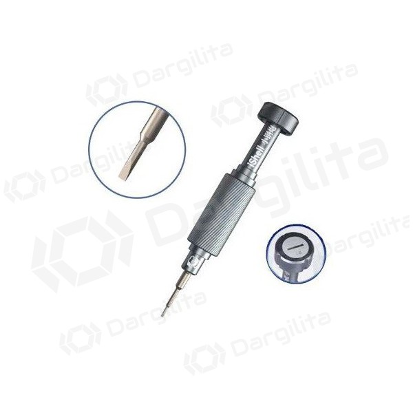 Atsuktuvas plokščias (-) 1.0mm Mechanic iShell Mortar Mini