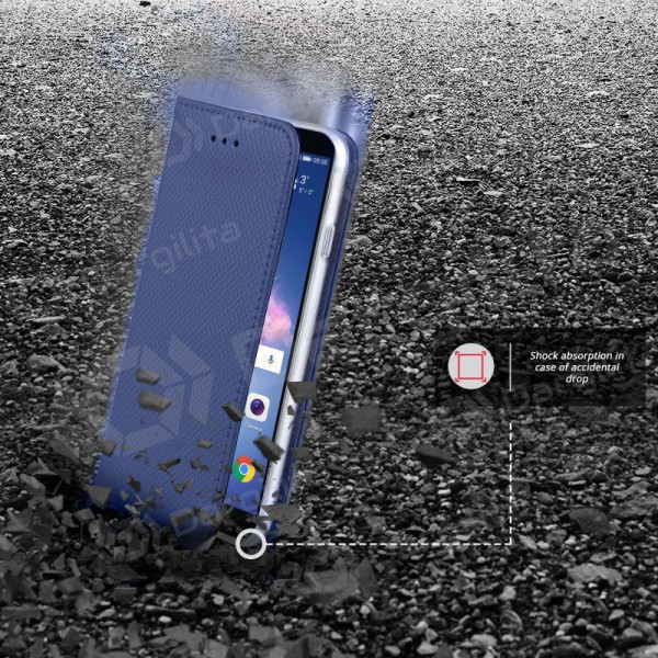 Samsung Galaxy Xcover 5 dėklas "Smart Magnet" (tamsiai mėlynas)