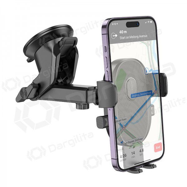Automobilinis telefono laikiklis Borofone BH93 (dashboard) juodas Automobilinis telefono laikiklis Borofone BH93 (dashboard) juodas