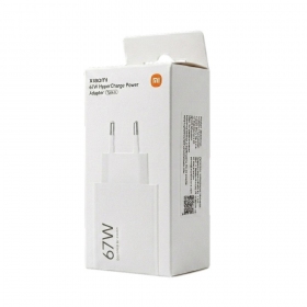 Telefono įkroviklis Xiaomi HyperCharge BHR07SKEU 67 W USB-A PD QC baltas