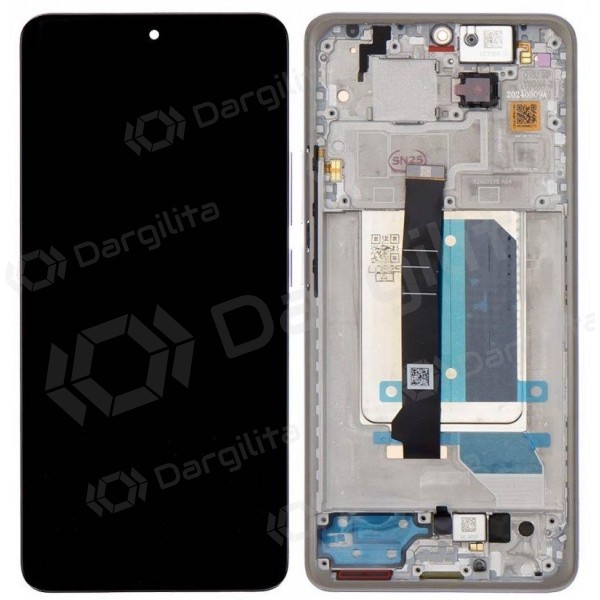 Xiaomi Redmi Note 14 Pro+ ekranas (violetinis) (su rėmeliu) (originalus)