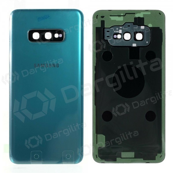Samsung G970 Galaxy S10e galinis baterijos dangtelis žalias (Prism Green) (naudotas grade C, originalus)