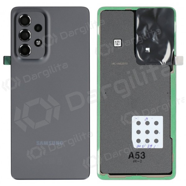Samsung Galaxy A53 5G galinis dangtelis (juodas) (originalus)