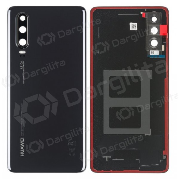 Huawei P30 galinis baterijos dangtelis (juodas) (service pack) (originalus) Huawei P30 galinis baterijos dangtelis (juodas) (service pack) (originalus)