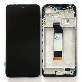 Xiaomi Poco M3 Pro 5G ekranas (juodas) (su rėmeliu) (service pack) (originalus)