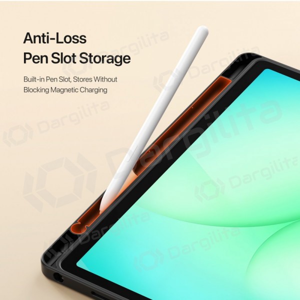 Samsung Galaxy Tab A9+, Tab A11+ dėklas "Dux Ducis Vers" (juodas)
