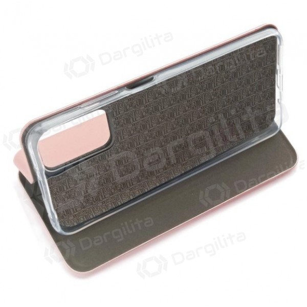 Samsung Galaxy A57 dėklas "Book Elegance" (rožinio aukso)