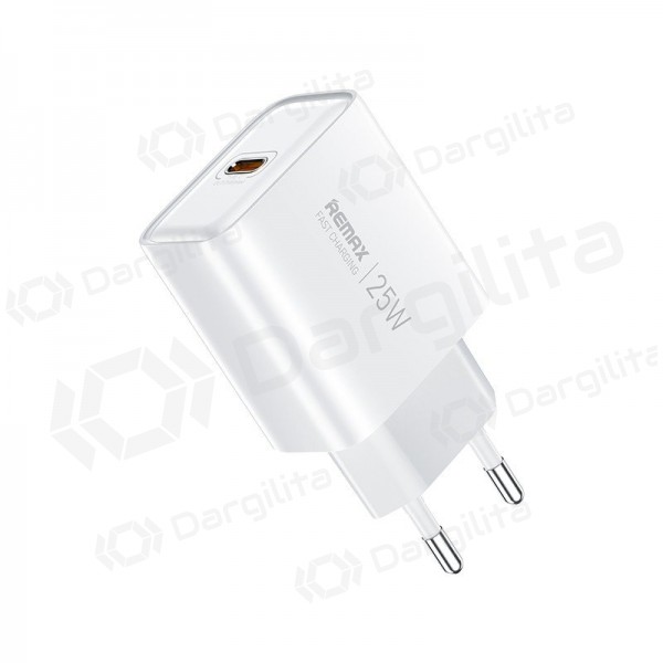 Telefono įkroviklis Remax RP-U137 25 W USB-C baltas