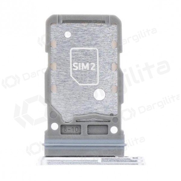 Samsung G998 Galaxy S21 Ultra 5G SIM kortelės laikiklis (sidabrinis) (service pack) (originalus)