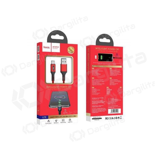 USB kabelis HOCO U79 Admirable Smart 