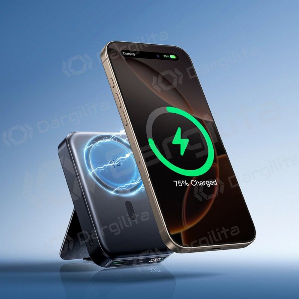Išorinė baterija Power Bank Joyroom JR-PBM11 22.5W Qi2 Magnetic Wireless 10000mAh juoda