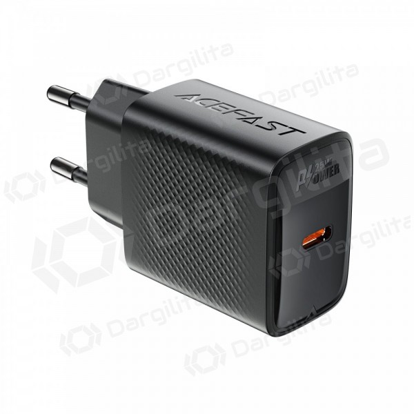 Telefono įkroviklis Acefast A104 25 W GaN USB-C juodas